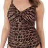 FANTASIE Kotu Twist Front Swimsuit- Copper