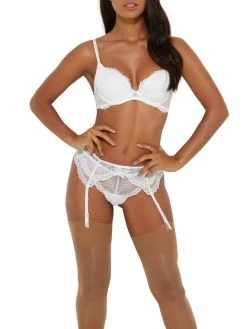 Gossard Superboost Lace Suspender Belt -MARIE JO Shop braforme gossard 7712 wht fl