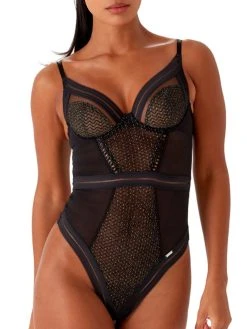 Gossard Contradiction Body - Black/Silver