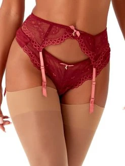 Gossard Superboost Lace Suspender Belt -MARIE JO Shop braforme gossard lingerie superboost lace 7712 cso f