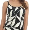 FANTASIE Ile De Re Scoop Neck Tankini - Black & Cream