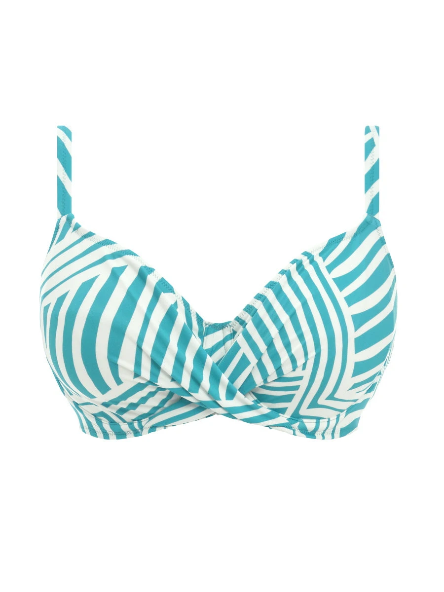FANTASIE La Chiva Full Cup Bikini Top - Aquamarine 5 FANTASIE La Chiva Full Cup Bikini Top - Aquamarine - Image 3