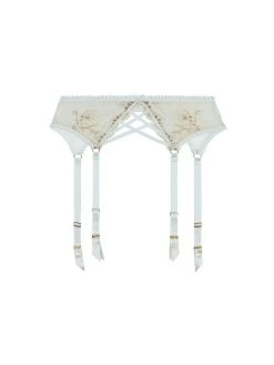 Aubade Tresor Infini Suspender -MARIE JO Shop braforme lingerie aubade tresnor infini whiw white wind id50 p