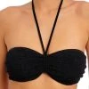 FREYA Ibiza Waves Bandeau Bikini Top - Black -MARIE JO Shop braforme lingerie freya swimwear as203810 blk black f3