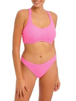 FREYA Ibiza Waves High Leg Bikini Brief -MARIE JO Shop braforme lingerie freya swimwear as203885 sob sorbet full