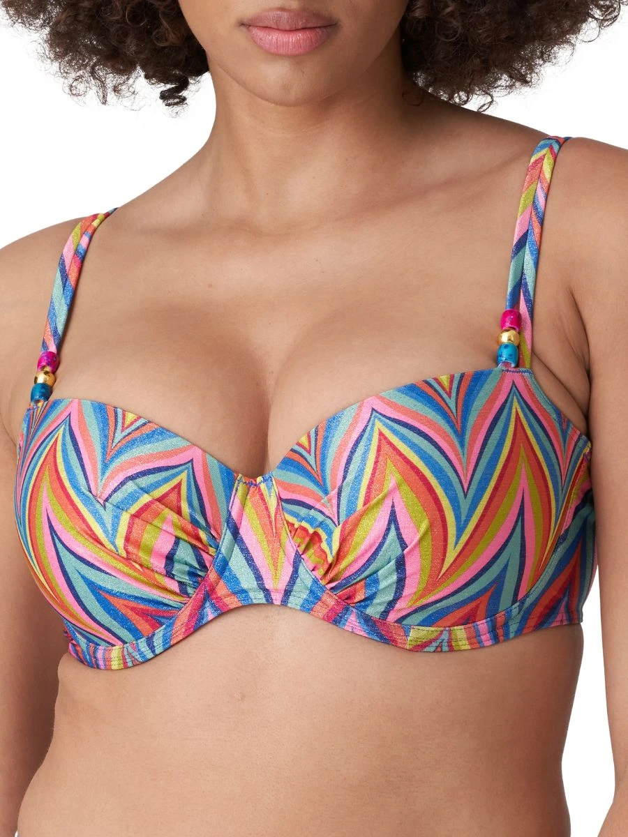 PRIMADONNA Kea Balcony Bikini Top - Rainbow Paradise 3 PRIMADONNA Kea Balcony Bikini Top - Rainbow Paradise