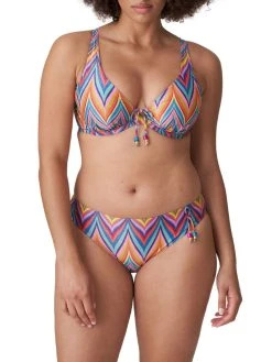PRIMADONNA Kea Half Padded Plunge Bikini Top - Rainbow Paradise -MARIE JO Shop braforme primadonna kea 4010819 rbp fl1