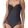 PrimaDonna Twist East End Body - Charcoal -MARIE JO Shop braforme primadonna twisteastend 0441930 chb f