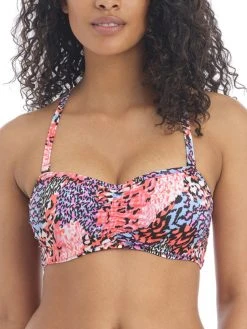 FREYA Serengeti Haze Bandeau Bikini Top - Multi -MARIE JO Shop braforme serengeti haze multi uw bandeau bikini top as201810 f3