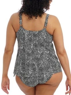 ELOMI Pebble Cove Tankini - Black -MARIE JO Shop braforme swim elomi 801161 blk back