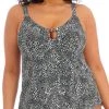 ELOMI Pebble Cove Tankini - Black -MARIE JO Shop braforme swim elomi 801161 blk front