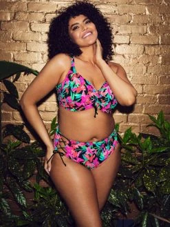 ELOMI Savaneta Bikini Top - Black -MARIE JO Shop braforme swim elomi 801306 blk ls