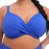 ELOMI Magnetic Plunge Bikini Top - Sapphire