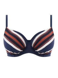 FANTASIE Ocean Cove Full Cup Bikini Top - Deep Sea -MARIE JO Shop braforme swim fantasie 503401 dea plain