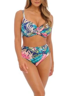 FANTASIE Langkawi High Waist Bikini Brief -MARIE JO Shop braforme swim fantasie langkawi 501771 fry full 20body