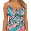 FANTASIE Langkawi Twist Front Swimsuit - French Navy