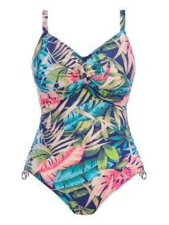 FANTASIE Langkawi Twist Front Swimsuit - French Navy -MARIE JO Shop braforme swim fantasie langkawi fry 501731 plain