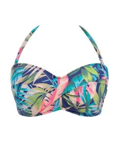 FANTASIE Langkawi Bandeau Bikini Top - French Navy -MARIE JO Shop braforme swim fantasie langwaki fry 501709 plain