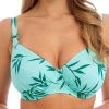 FANTASIE Luna Bay Gathered Full Cup Bikini Top - Glacier -MARIE JO Shop braforme swim fantasie luna 20bay 502401 glr front