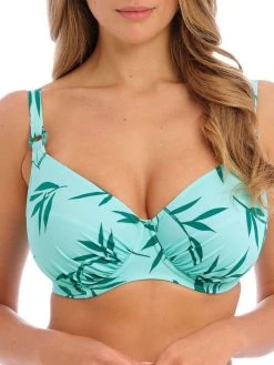 FANTASIE Luna Bay Gathered Full Cup Bikini Top - Glacier