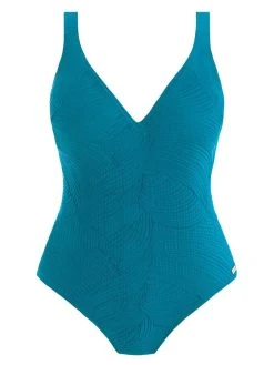 FANTASIE Ottawa Plunge Swimsuit - Petrol -MARIE JO Shop braforme swim fantasie ottawa 6496 peo plain