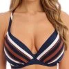 FANTASIE Ocean Cove Plunge Bikini Top - Deep Sea -MARIE JO Shop braforme swim fantasie 20 ocean 20cove 503402 dea front