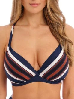 FANTASIE Ocean Cove Plunge Bikini Top - Deep Sea