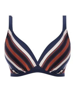 FANTASIE Ocean Cove Plunge Bikini Top - Deep Sea -MARIE JO Shop braforme swim fantasie 20 ocean 20cove 503402 dea plain