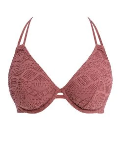 FREYA Sundance Halterneck Bikini Top - Nutmeg -MARIE JO Shop braforme swim freya 3971 nug plain
