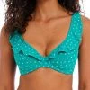 FREYA Jewel Cove High Apex Bikini Top - Marine -MARIE JO Shop braforme swim freya jewel 20cove 7230 mar front
