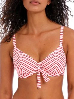 FREYA New Shores Plunge Bikini Top - Chilli