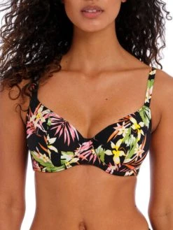 FREYA Savanna Sunset Plunge Bikini Top - Multi