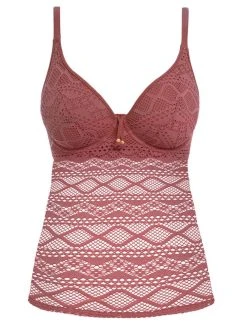 FREYA Sundance Tankini Top - Nutmeg -MARIE JO Shop braforme swim freya sundance 3972 nug plain