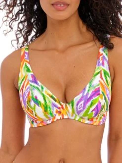 FREYA Tusan Beach High Apex Bikini Top - Multi
