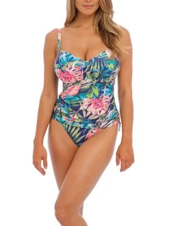 FANTASIE Langkawi Twist Front Tankini Top - French Navy -MARIE JO Shop braforme swim langkawi fry 501754 full 20body