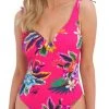 FANTASIE Halkidiki Plunge Swimsuit - Orchid