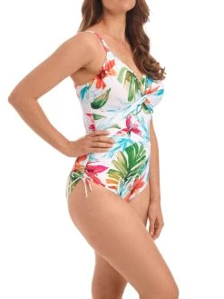 FANTASIE Kiawah Island Twist Front Swimsuit - Aquamarine -MARIE JO Shop braforme swimsuit fantasie kiawah 20island 501231 aqe side