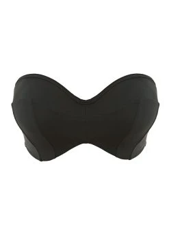 ELOMI Essentials Multiway Bandeau Bikini Top - Black -MARIE JO Shop braforme swimwear elomi es7532 blk swim essentials black underwired bandeau bikini top p