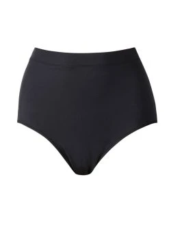 ELOMI Essentials Classic High Rise Bikini Brief - Black -MARIE JO Shop braforme swimwear elomi es7600 blk swim essentials black classic brief p