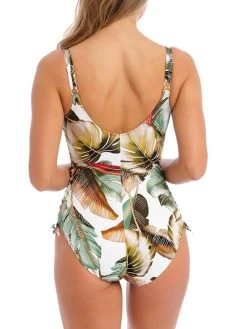 FANTASIE Kinabalu Twist Front Swimsuit - Jungle -MARIE JO Shop braforme swimwear fantasie kinabalu swimsuit fs503231 jue jungle b