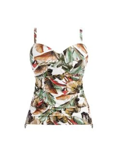 FANTASIE Kinabalu Twist Front Tankini - Jungle -MARIE JO Shop braforme swimwear fantasie kinabalu tankini fs503254 jue jungle p