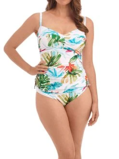 FANTASIE Kiawah Island Twist Front Tankini - Aquamarine -MARIE JO Shop braforme tankini fantasie kiawah 20island 501254 aqe full 20body
