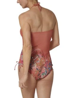 Triumph Botanical Leaf Swimsuit - Orange/Dark Combination -MARIE JO Shop braforme triumph 10207931 orange b