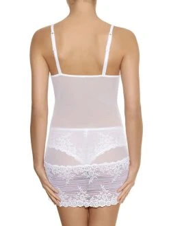 Wacoal Embrace Lace Chemise -MARIE JO Shop braforme wa814191 135 wacoal lingerie embrace lace white chemise b