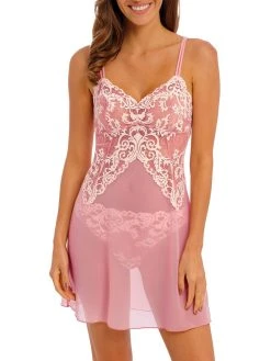 Wacoal Instant Icon Chemise - Bridal Rose/Crystal Pink