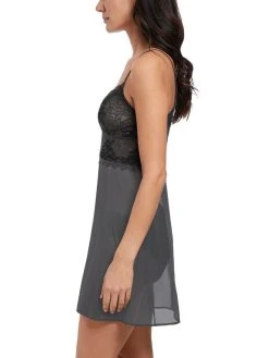 Wacoal Lace Perfection Chemise -MARIE JO Shop braforme 20we135009 chl primary wacoal lingerie lace perfection charcoal chemise s
