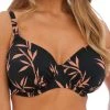 FANTASIE Luna Bay Gathered Full Cup Bikini Top - Lacquered Black -MARIE JO Shop fantasie 20luna 20bay 20swimwear 20fs502401lak 20f