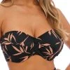 FANTASIE Luna Bay Twist Bandeau Bikini Top - Lacquered Black