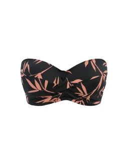 FANTASIE Luna Bay Twist Bandeau Bikini Top - Lacquered Black -MARIE JO Shop fantasie 20luna 20bay 20swimwear 20fs502409lak 20p