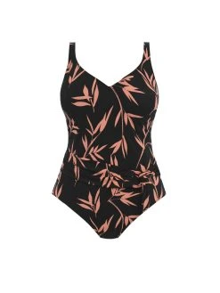 FANTASIE Luna Bay Plunge Swimsuit - Lacquered Black -MARIE JO Shop fantasie 20luna 20bay 20swimwear 20fs502439 20lak 20p